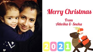 Merry Christmas #christmas #merrychristmas #carol  #SnehaSree & Adwika