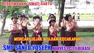 | PERKEMAHAN JUMAT-SABTU (PERJUSA) | SMP Santo Yoseph Bekasi | Mencari Jejak dan Ujian Kecakapan |