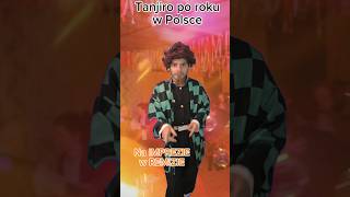 XD Tanjiro po roku w Polsce na imprezie w REMIZIE #shorts #jarywilczek #funny #parodia