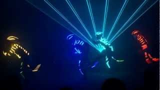 LED and laser dance show