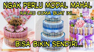 Cara bikin kue ulang tahun dari uang  || ,cara merangkai uang untuk kado ulang tahun