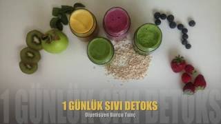 1 Günlük Sıvı Detoks