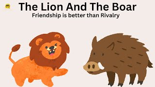 The Lion And The Boar||Kids Motivational Stories||Short Stories||Kids storytelling hub