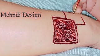 Beautiful back hand Mehndi design|2022New Mehndi design|