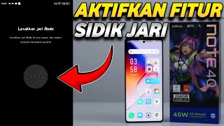 CARA MENGAKTIFKAN SIDIK JARI / FINGERPRINT DI HP ANDROID INFINIX NOTE 40