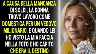 A causa della mancanza di soldi, la donna trovò lavoro come domestica per un vedovo milionario.