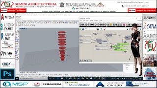 Rhinoceros with grasshopper Tutorial in Hindi(Gemini Architectural)