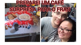 PREPAREI UM CAFÉ DA MANHÃ SURPRESA COMEMORAR O NOSSO DIA💛