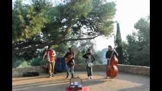 Amelie Angebault en el Parque Güell