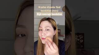 Kryolan vitacolor fluid foundation | full coverage foundation