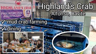 Highland's Crab/Chubby travels to a Crab fattening farm in Alfonso, Cavite