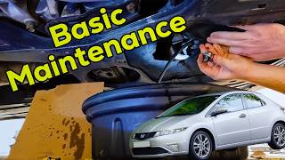 Honda Civic 8th 2.2 i-CTDi 103kW Service | Engine Oil And Air Filter Change