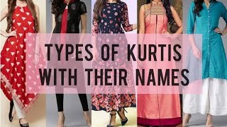 Types of kurti with nemes|| kurti types and their Names|| fashion icon|| for girls kurti