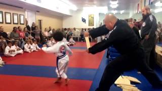 White belt test Dynamic Taekwondo Academy