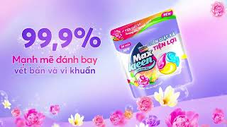 RA MẮT VIÊN GIẶT XẢ MAXKLEEN HƯƠNG DẤU ẤN NGỌT NGÀO, LƯU HƯƠNG DÀI LÂU