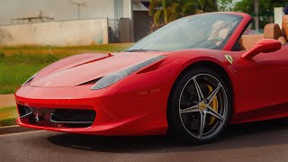 Ferrari 458 Spider Cinematic 4K/ Araçatuba-SP