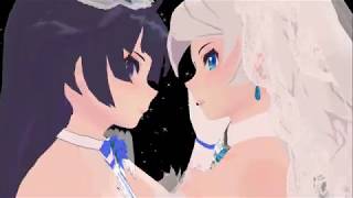 MMD HK3 Wedding Mei and Kiana shape of you MOTION BY Spade D