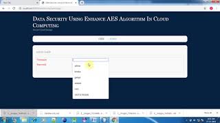 Data Security Using Enhance AES Algorithm In Cloud Computing