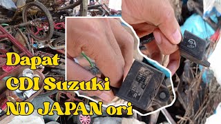 berburu sparepart motor di rongsokan dapat CDI suzuki ND made in japan part 3