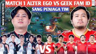 [ FULL MATCH ] ALTER EGO VS GEEK FAM ID MATCH 1 | MPL ID S13 - WEEK 3 DAY 2 #weownthis #mpl