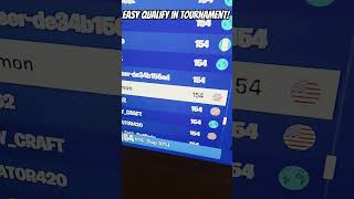 i Qualified in a fortnite tournament! #gaming #fortnite #shorts