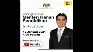 Tarikh pembukaan sekolah 2021