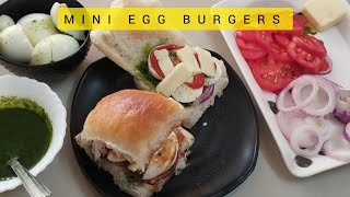 Mini tawa egg burgers | मिनटों में बनाएं नाश्ते के लिए तवा मिनी अंडा बर्गर