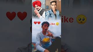 LIKE 🥺VS HEART ❤️❤️#danishzehen #sidhumoosewala #mcstan #shorts