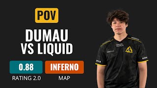 [POV] GODSENT dumau VS Liquid [Inferno] | CS GO DEMO POINT OF VIEW