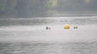 Swimmers in Caldecotte Lake