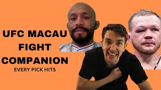 UFC Macau Live Stream and Fight Companion