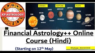 Online Financial Astrology++ Course (Hindi) | Starting 12th May | Bonus Contents | Early Bird Offer