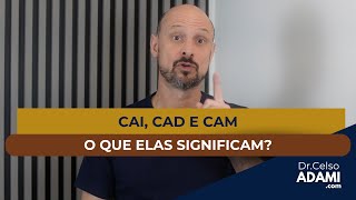 CAI, CAD E CAM NA ODONTOLOGIA, O QUE SIGNIFICAM? | Dr. Celso Adami