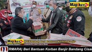 MapikorTV | Persaudaraan Masyarakat Sumatera Beri Bantuan Korban Banjir Bandang Cisarua Bogor