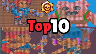 Top 10 Brawl Stars troll/funny/crazy maps layout|.