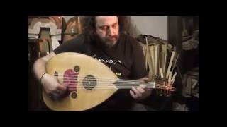 Arsak Koseyan oud 1910. Plays Lampis Xylouris.