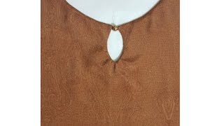 EASY AND SIMPLE NECK DESIGN/CUTTING/ STITCHING