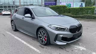 New 2024  BMW 128Ti 5 Door Sport Hatch in Skyscraper Grey metallic