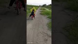 Gowes sore bersama keluarga kecil ku😅