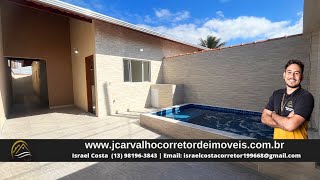 **R$359MIL** CASA LADO PISTA 500MTS DO MAR COM PISCINA E CHURRASQUEIRA EM MONGAGUÁ!