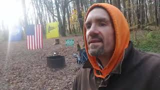 Camping up at Stoney Pond State Forest - November 5, 2023