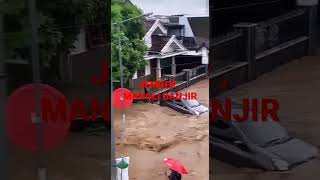 jember, mangli banjir#sampai mobil hanyut#smga tidak ada korban