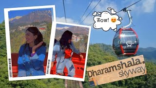 DHARAMSHALA TO MCLEODGANJ ROPEWAY AND MClo RESTRO VLOG|| BEST CHICKEN MOMoS