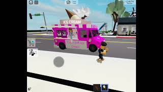 Lisa Soft Ice Cream Truck in brookhaven roblox!