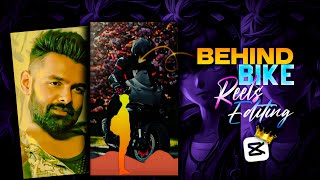 Behind The Bike Change Editing In Capcut 🔥💯 | Bike Reels editing | @BKingEdit420 #behind#bike#edit