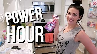 POWER HOUR CLEANING // Getting Stuff Done!! // Clean With Me