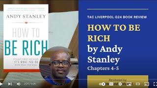 How To Be Rich [Andy Stanley] | G24 Book Review | Chapters 4-5 | Elder Fatukasi