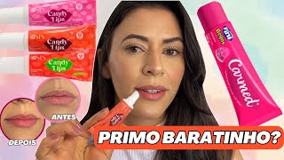 Lip Balm Hidratante Labial com cor ISÍS -  Primo baratinho do CARMED FINI BEIJOS? | Make com Lari