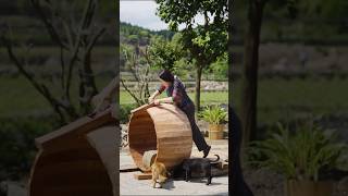 The Drum Making Process! Traditional Techniques #shorts