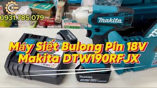 Máy Siết Bulong Dùng Pin 18V Makita DTW190RFJX| 18V Cordless Impact Wrench| Công Cụ Máy Móc